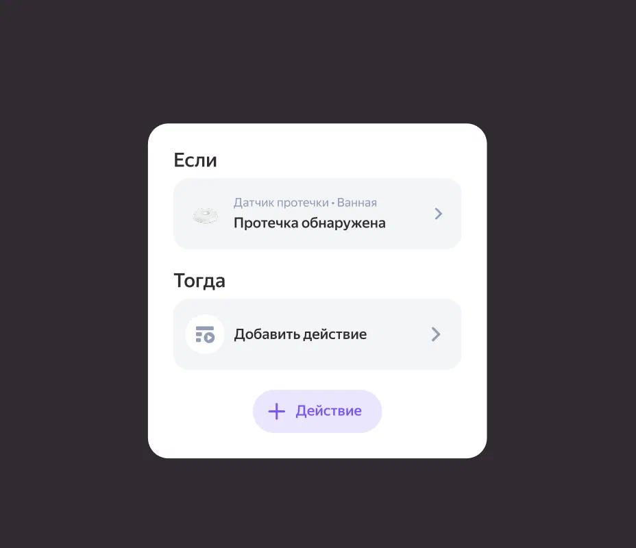 Сценарии умного дома